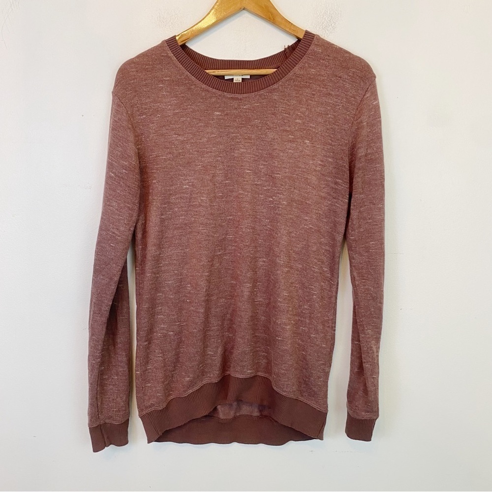 ARITZIA wild berry lightweight Crewneck sweater